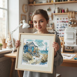 Cross Stitch Kit - "Our Beach" Punto y Arte (AVA), Item P067