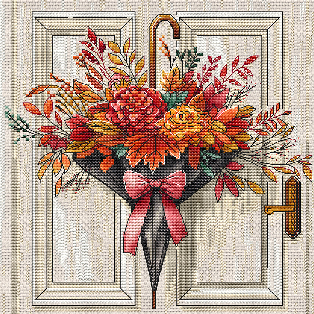 Kit de point de croix - Stitch and Art P081 - Décoration d'automne