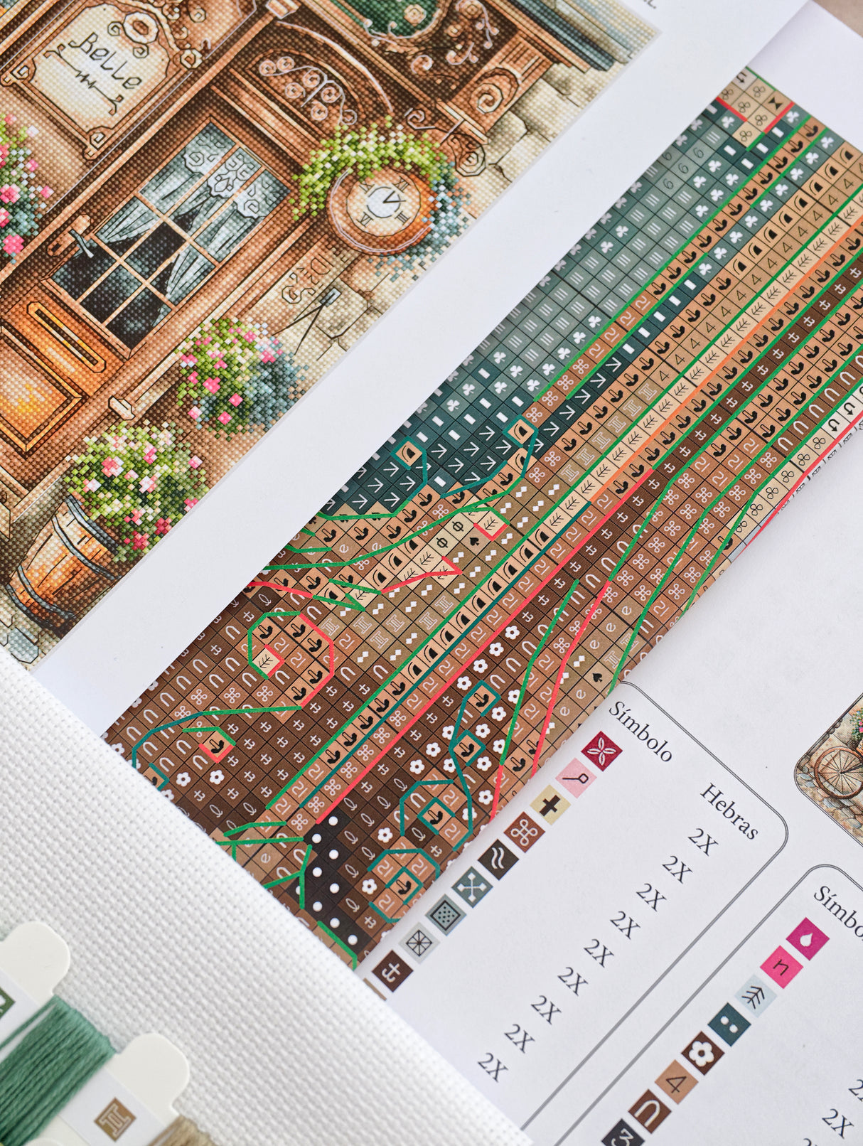 "The Old Bakery" Cross Stitch Kit P100 AVA Stitch