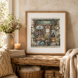 "The Old Bakery" Cross Stitch Kit P100 AVA Stitch