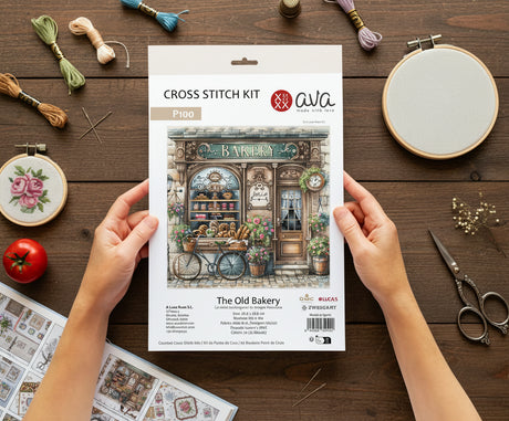 Kit de punto de cruz AVA Sttch La Antigua Panadería P100