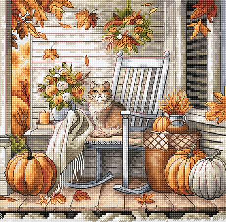 P101 Bigotes de Otoño – Esquema digital de punto de cruz – PDF, SAGA y Dize