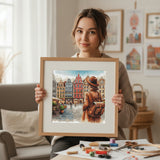 Kit au point de croix - Vieille Ville de Bruges P104 AVA (Stitch and Art)