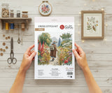 Kit de Punto de Cruz: "Sendero Floral" AVA P107