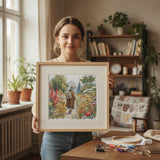 Kit de Punto de Cruz: "Sendero Floral" AVA P107