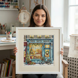 Kit de point de croix compté - Boutique de cadeaux, AVA P108