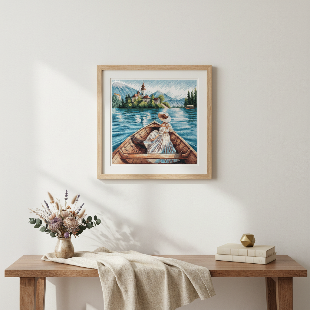 Bled Island - Kit de Punto de Cruz AVA Stitch P115A