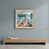 The Lady of Lake Bled - Kit de Punto de Cruz AVA P115