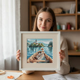 The Lady of Lake Bled - Kit de Punto de Cruz AVA P115