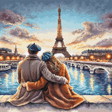 AVA Signature Collection P119 Atardecer en París – Kit de Punto de Cruz Contado