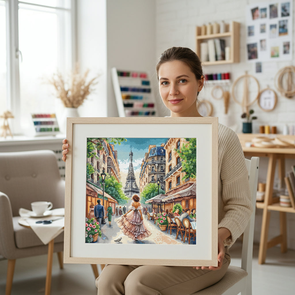 Cross Stitch Kit "From Paris with Love" – AVA P126