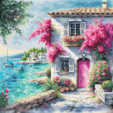 "Mediterranean Dream" Cross Stitch Kit – AVA Stitch P133