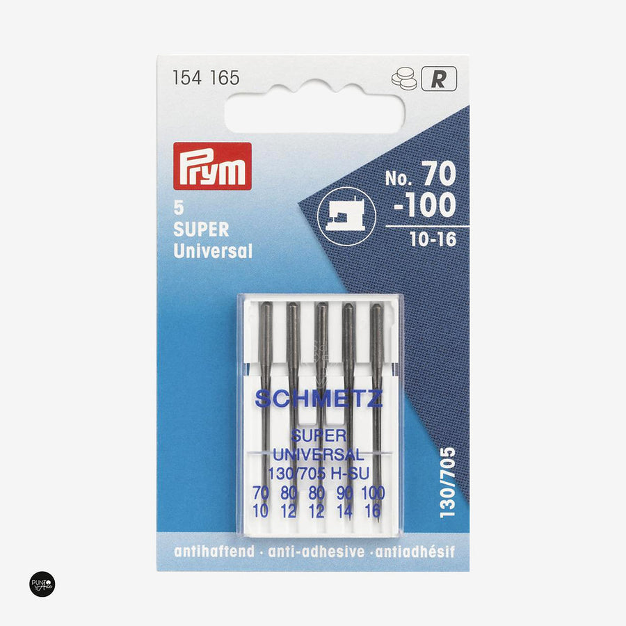 130-705 Nº70-100 Agujas Máquina de coser Universal SUPER Prym 154165 - accesorio Prym para máquina de coser