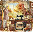 P188 El rincón de la modista - kit de punto de cruz AVA Stitch