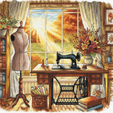 P188 El rincón de la modista - kit de punto de cruz AVA Stitch