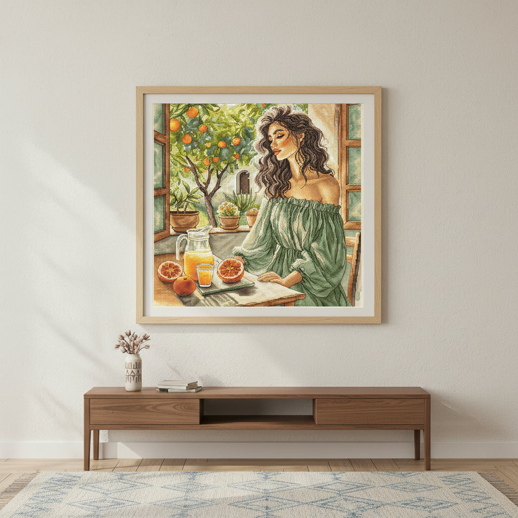 Kit de Punto de Cruz AVA P191 – Window to the Garden