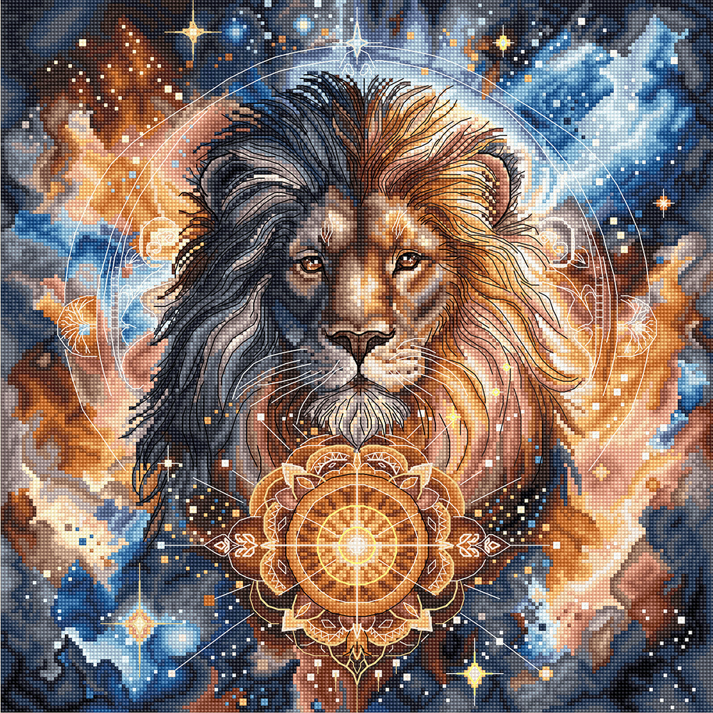 Kit de Punto de Cruz AVA P194 – Celestial Lion