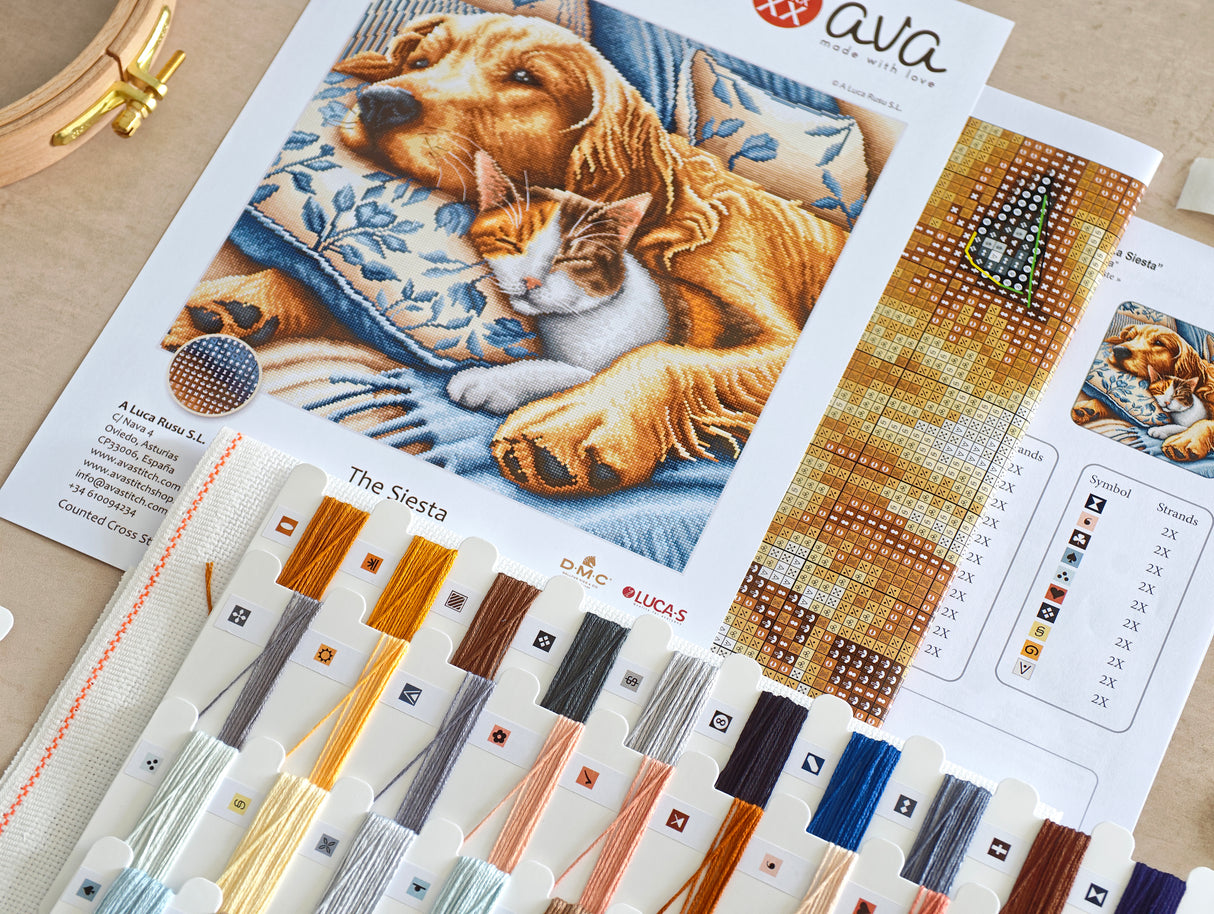 The Nap – AVA Stitch P196 Cross Stitch Kit