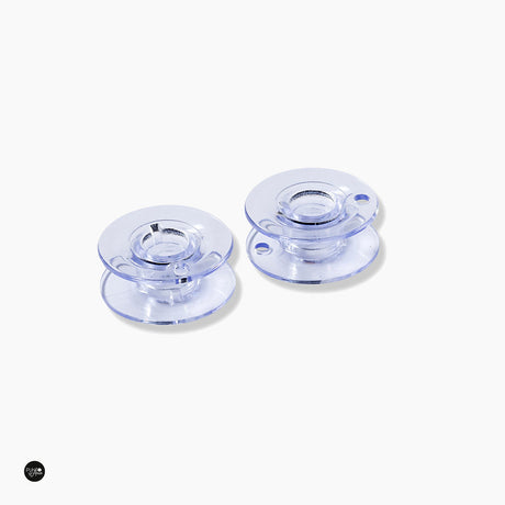 Transparent bobbins for Brother and Bernina-DECO sewing machines by Prym 610363