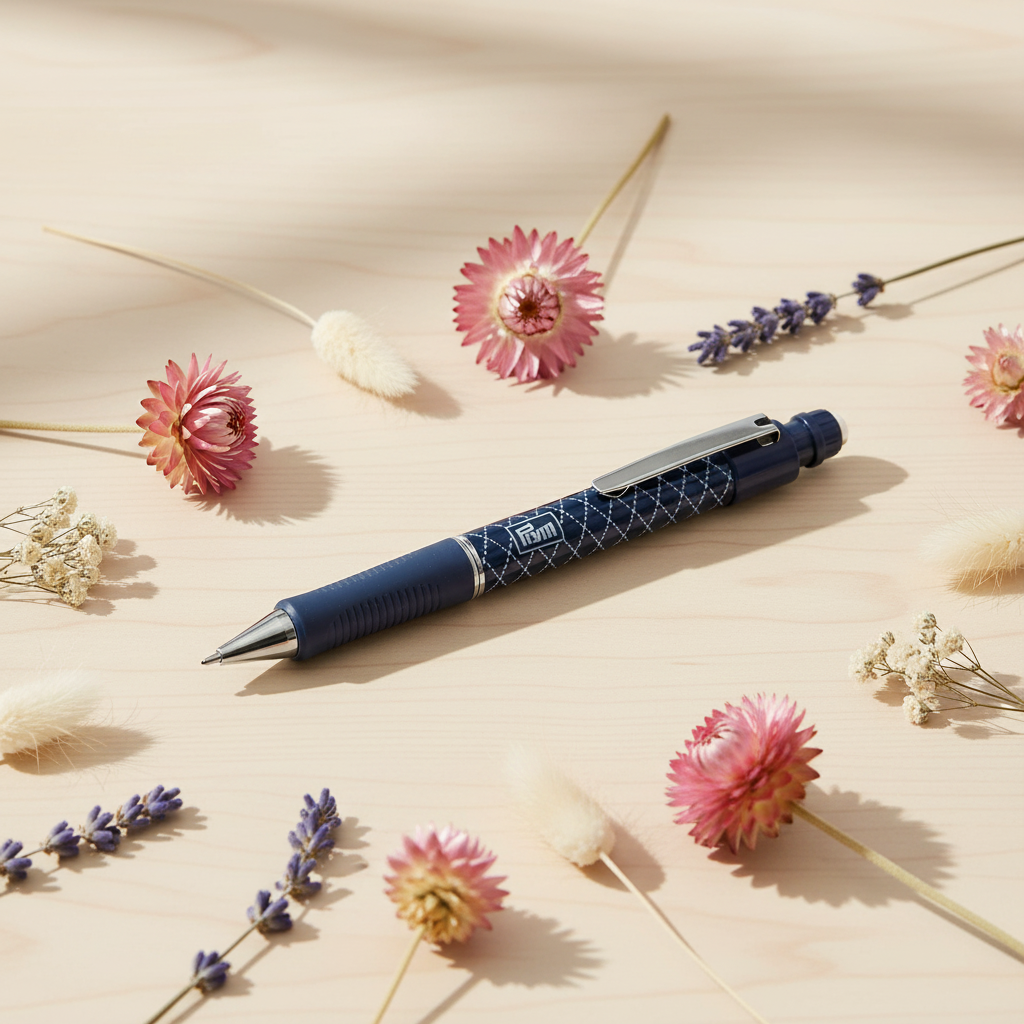 Lápiz de cartucho con 2 cartuchos de tinta blanca, para costura y patchwork de Prym 610840