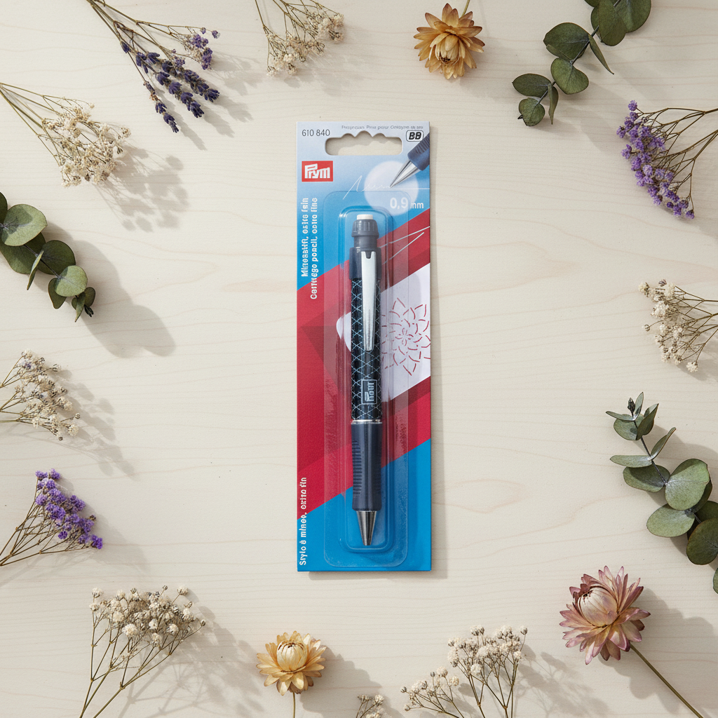 Lápiz de cartucho con 2 cartuchos de tinta blanca, para costura y patchwork de Prym 610840