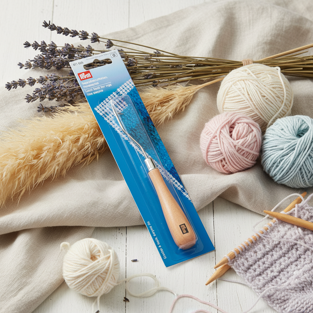 Prym Latch Hook Needle - Outil essentiel pour les projets de tricot créatifs