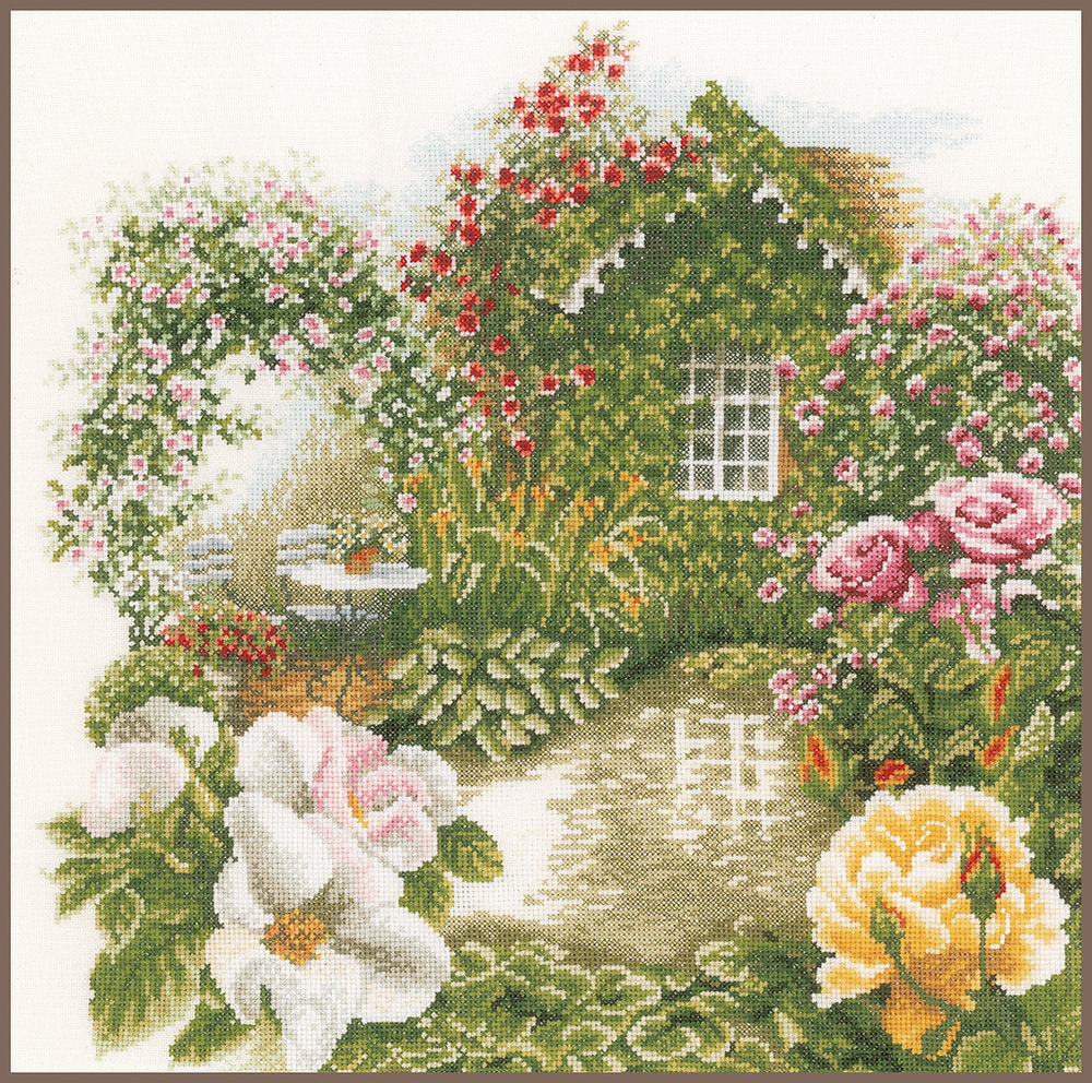 Rose Garden - Lanarte - Cross Stitch Kit PN-0008019