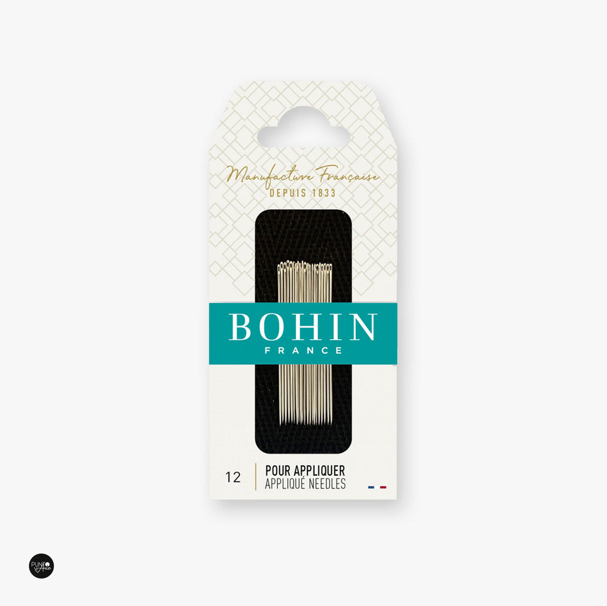 Agujas Aplique No. 12 para coser - BOHIN