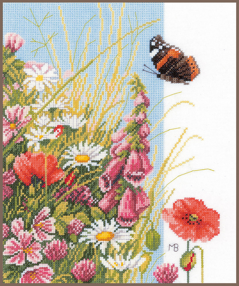 Field flowers - Lanarte - Cross stitch kit PN-0144569