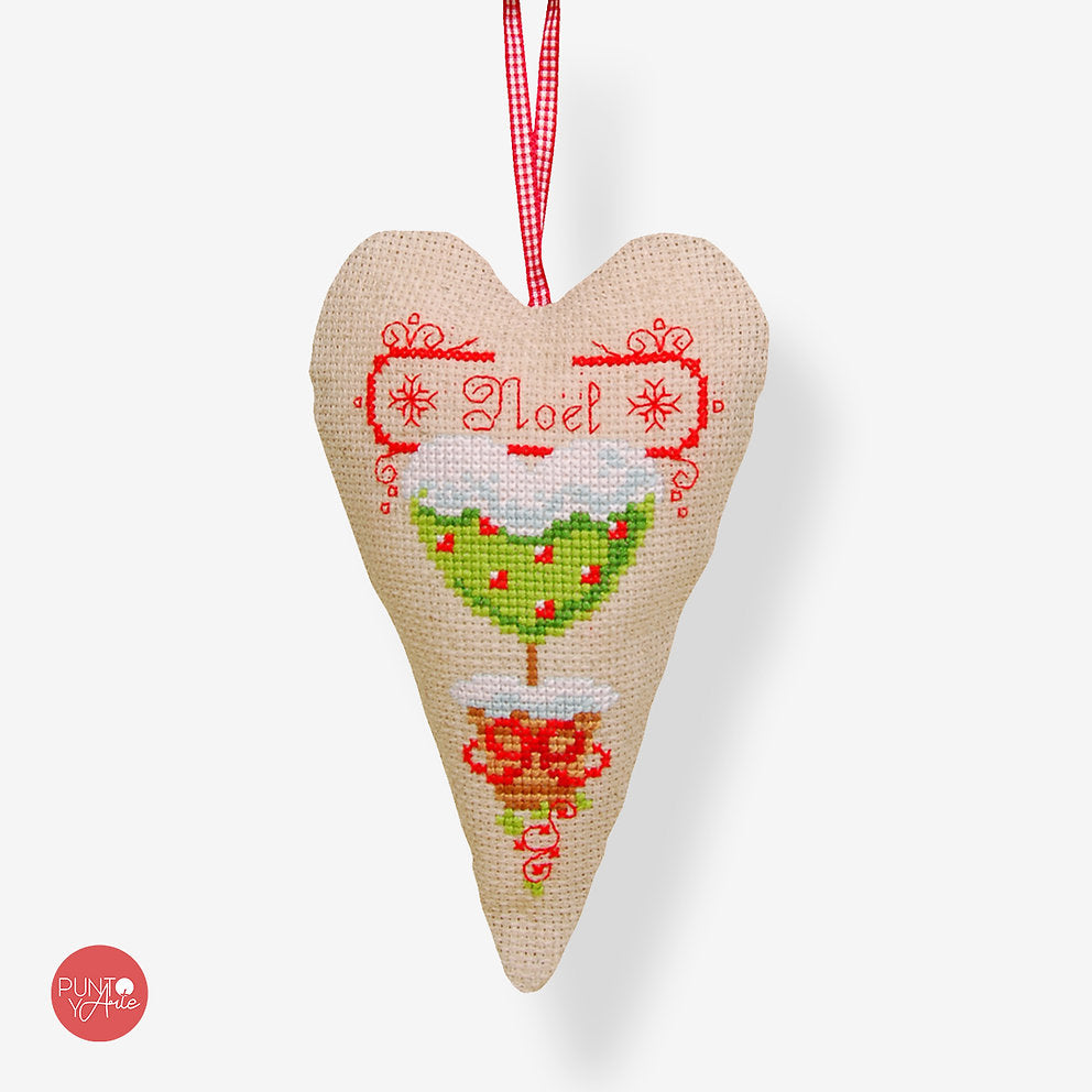 Weihnachtsherz - Vervaco - Kreuzstich-Set PN-0145783