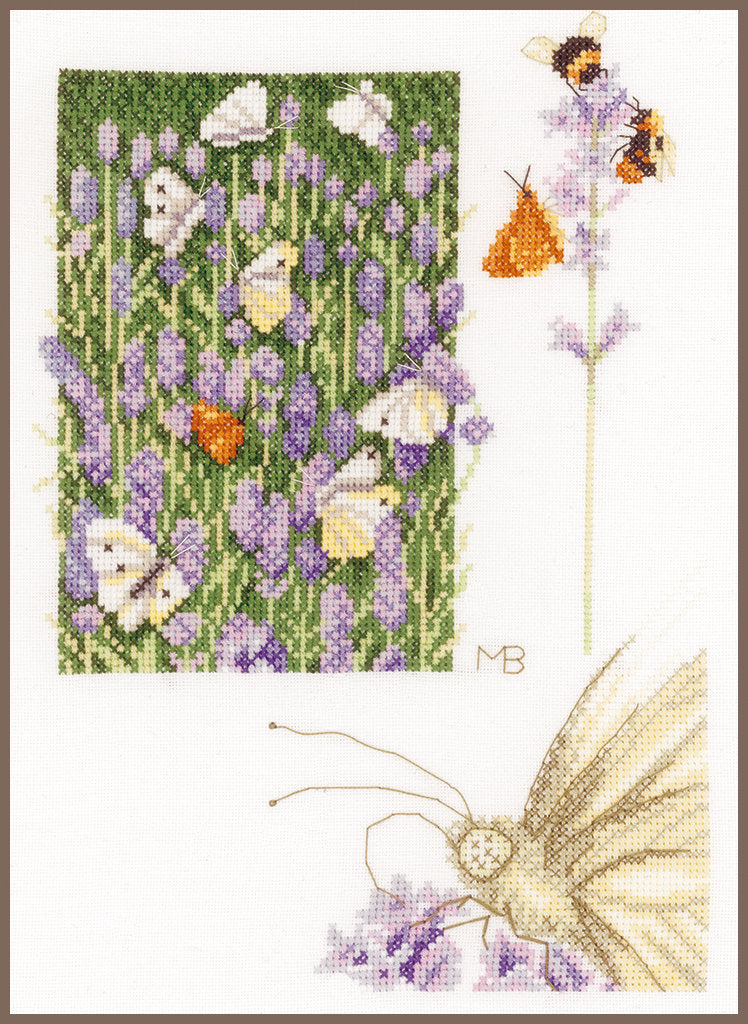 Lavender field - Lanarte - Cross stitch kit PN-0146979