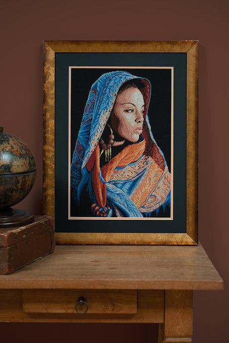 African Lady - Lanarte - Cross Stitch Kit PN-0149998