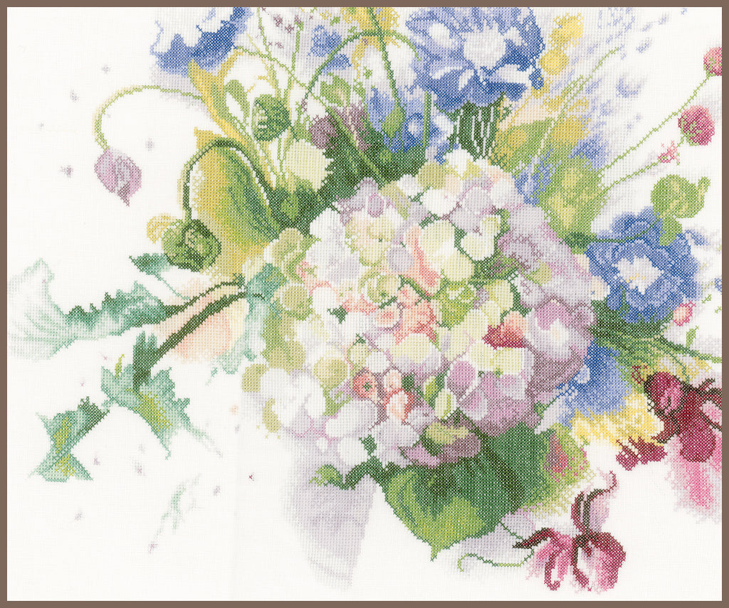 Hydrangea - Lanarte - Cross stitch kit PN-0151018