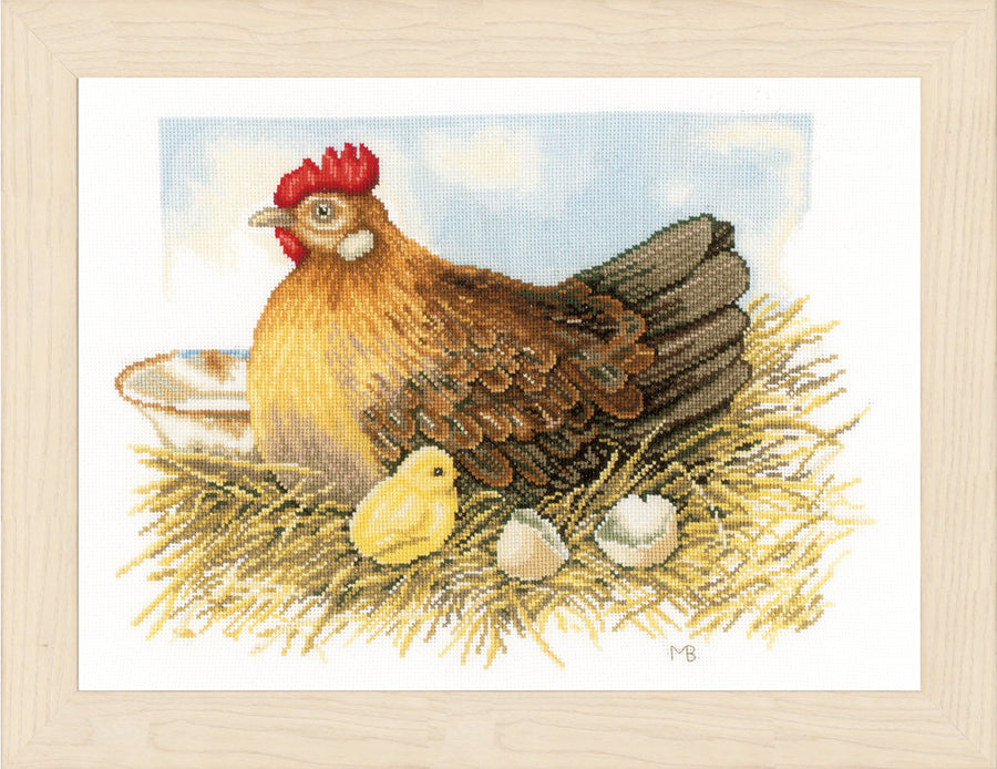 MOTHER HEN - Lanarte - Kreuzstich-Set PN-0165381