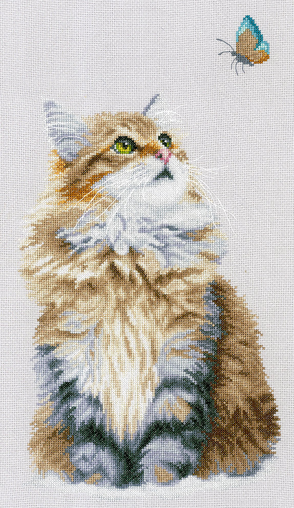 Der Waldkatze - Lanarte - Kreuzstich-Set PN-0171041