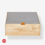 Caja de almacenamiento de madera - Prym - Color Topo