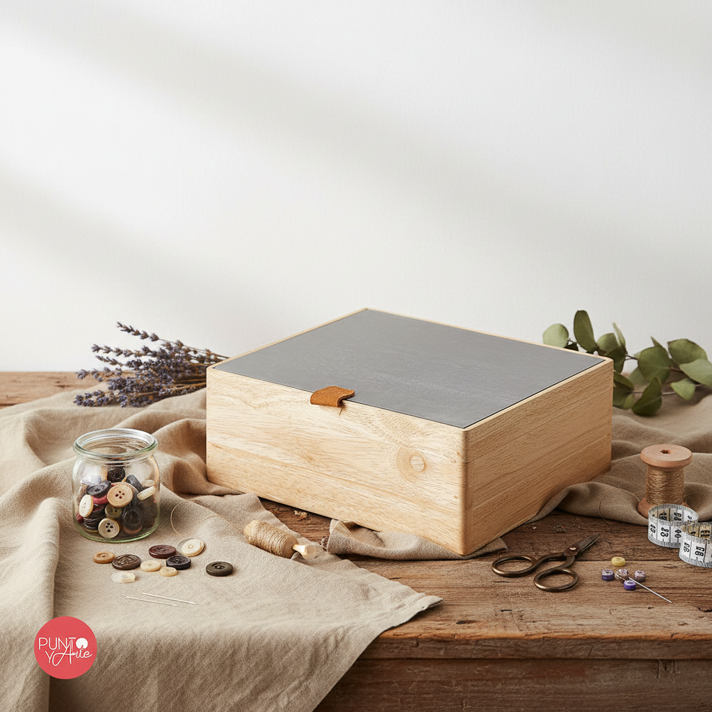 Wooden storage box - Prym - Taupe