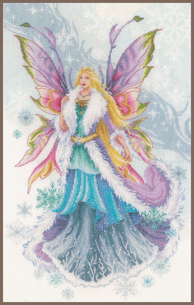 Fantasy Winter Elf Fairy - Lanarte - Cross Stitch Kit