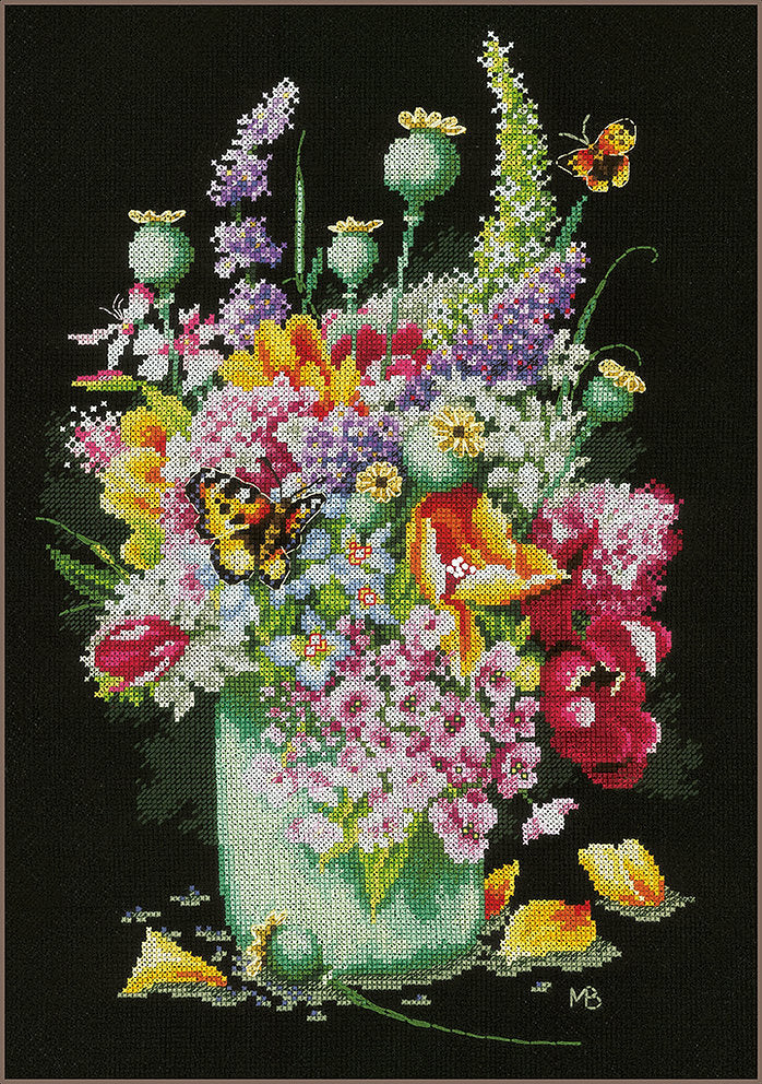 Energie der Blumen - Lanarte - Kreuzstich-Set PN-0183477