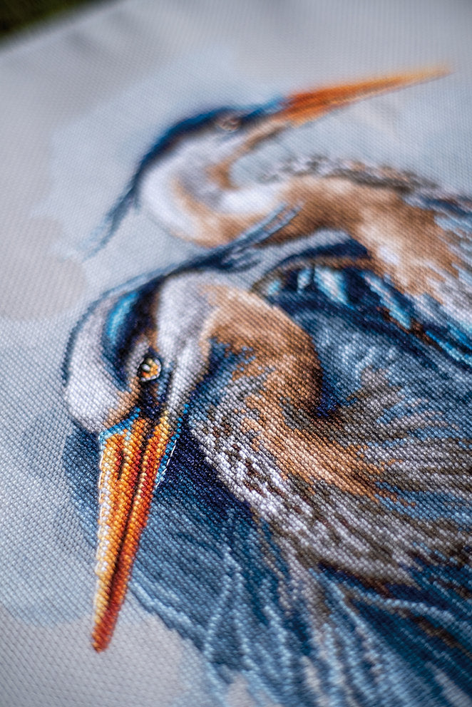 Great Blue Herons - Lanarte - Cross stitch kit PN-0185890