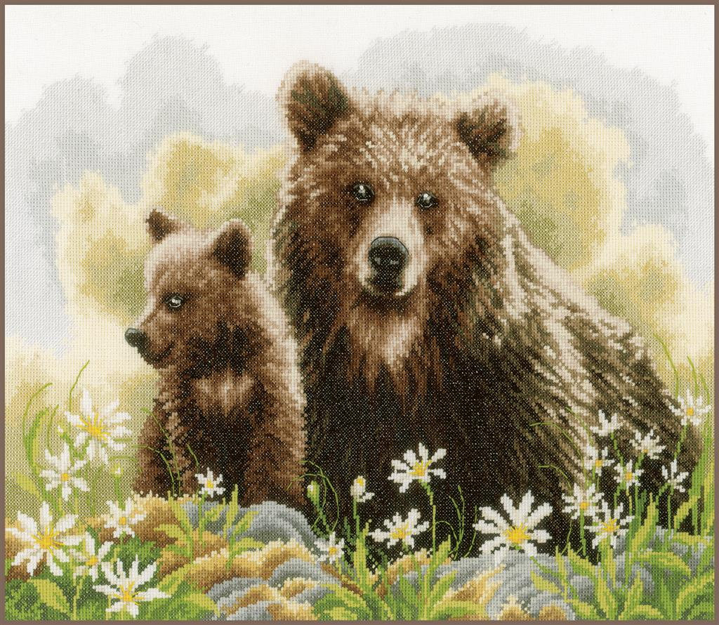 Bears in the woods - Lanarte - Cross stitch kit PN-0194788