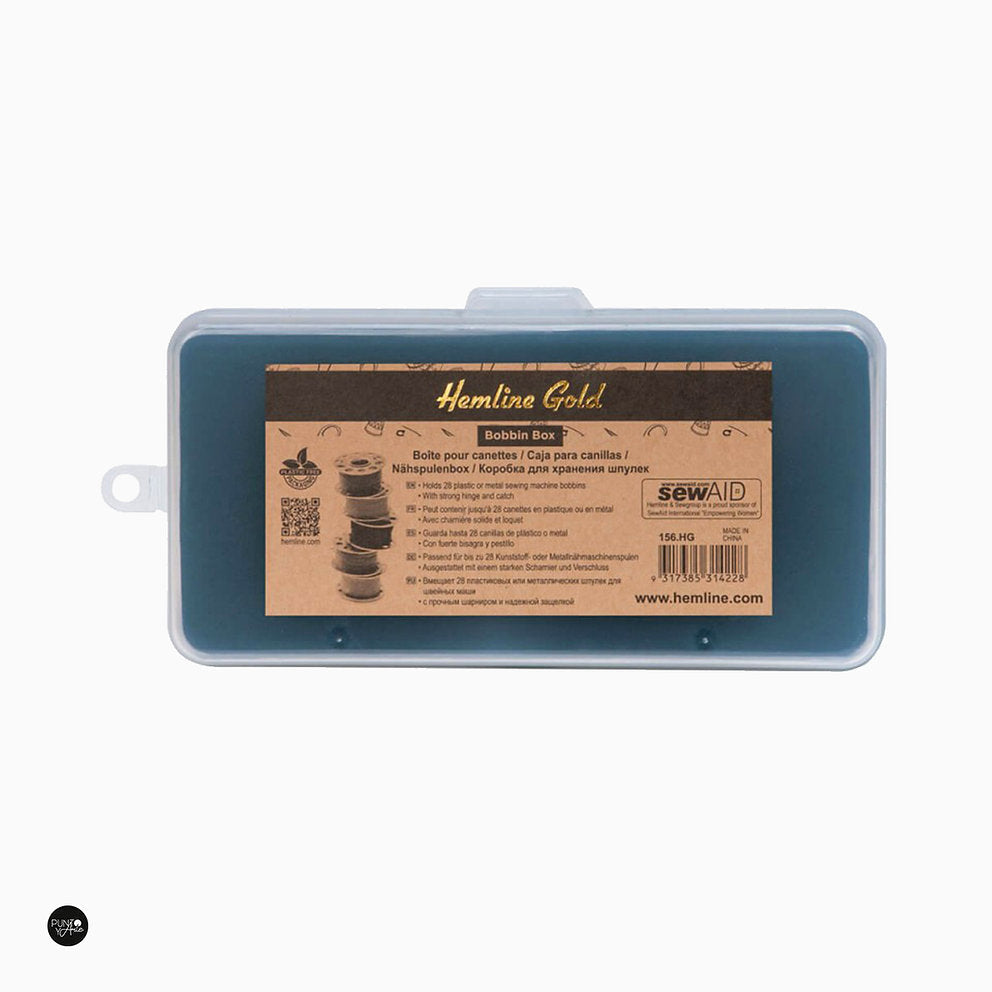 Vista adicional de Organizador Hemline 156.HG – Caja de Almacenamiento para Canillas de Costura con Espuma Protectora 25 mm
