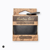 Mini Black Tape Measure, 150cm - Hemline Gold - 253.HG