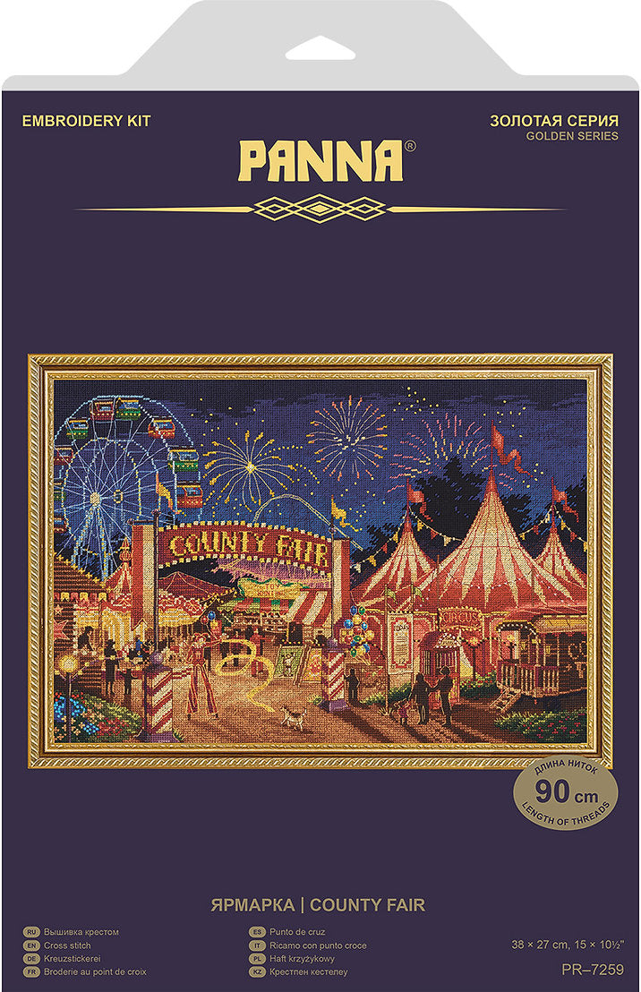 Kit de point de croix - County Fair - PR-7259 Panna Gold