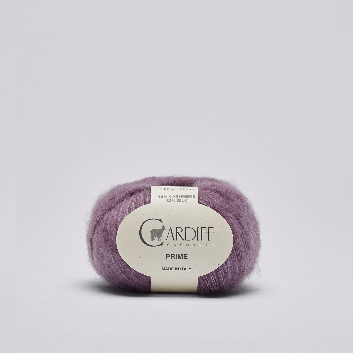 Cardiff Prime 107 Gospel, ovillo de hilo fino de cachemira y seda Mulberry