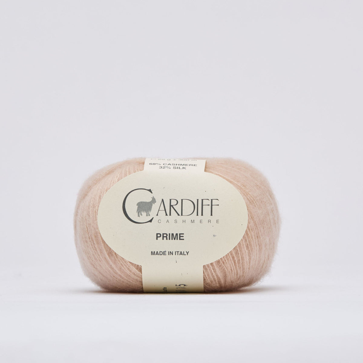Cardiff Prime 151 Saki, ovillo de hilo fino de cachemira y seda Mulberry
