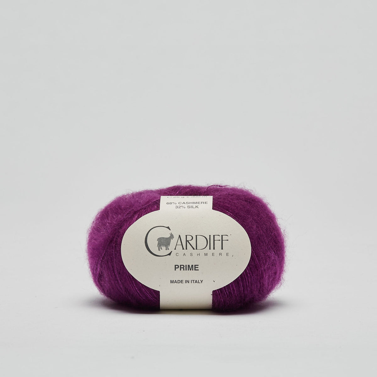Cardiff Prime 161 Jasper, ovillo de hilo fino de cachemira y seda Mulberry