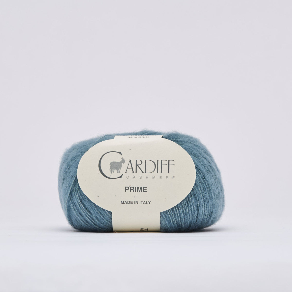Cardiff Prime 181 Lago, ovillo de hilo fino de cachemira y seda Mulberry