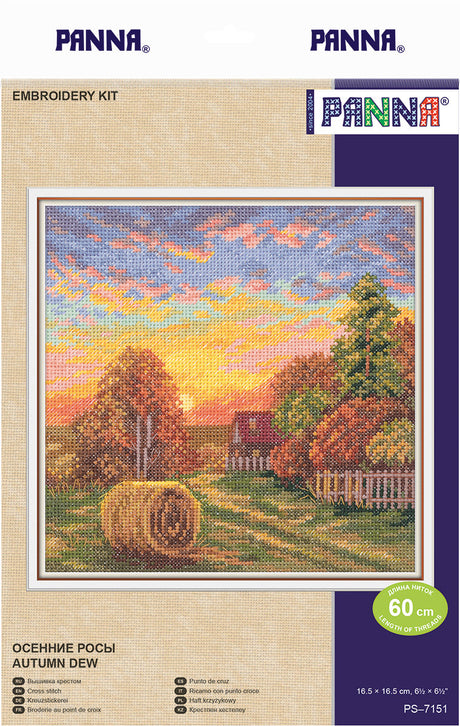 Rosée d'automne - PS-7151 Panna - Kit de point de croix