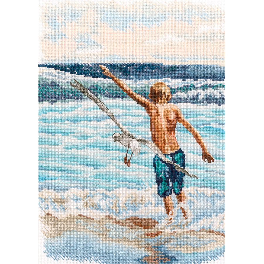 Kit de Punto de Cruz RTO Niño y el Mar – M1000